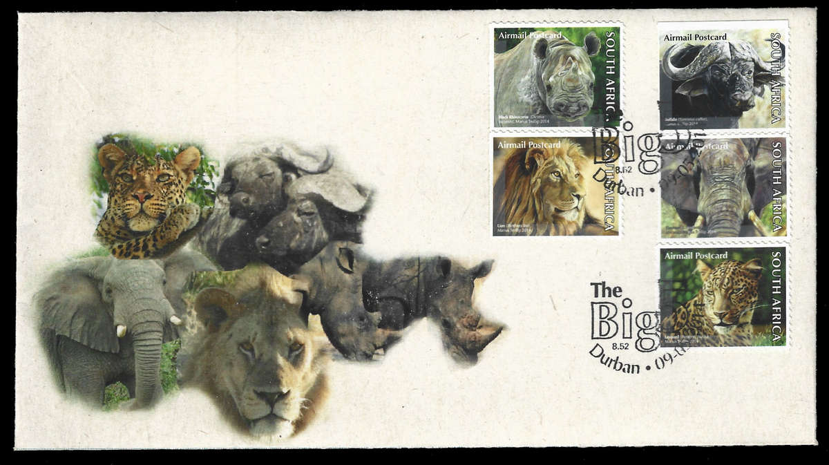 2014 Big 5, Very Rare FDC from Booklet