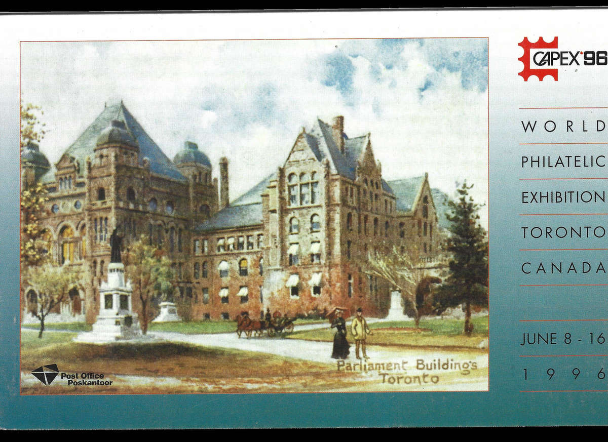 1996 CAPEX Folder with M/Sheet and FDC, Scarce in this Format