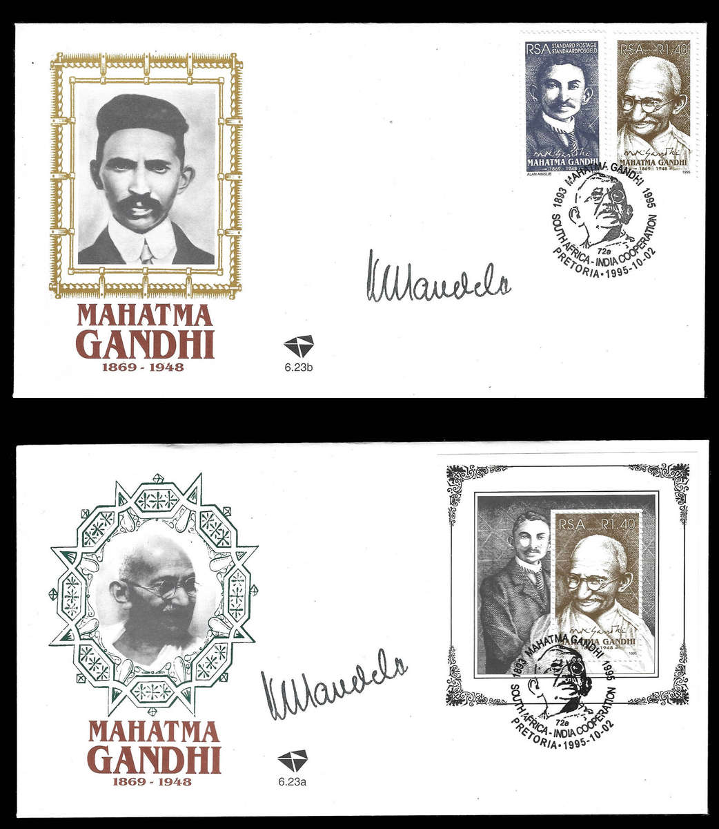 Part 3/8 Biggest MANDELA Autopen Signature Collection up for sale