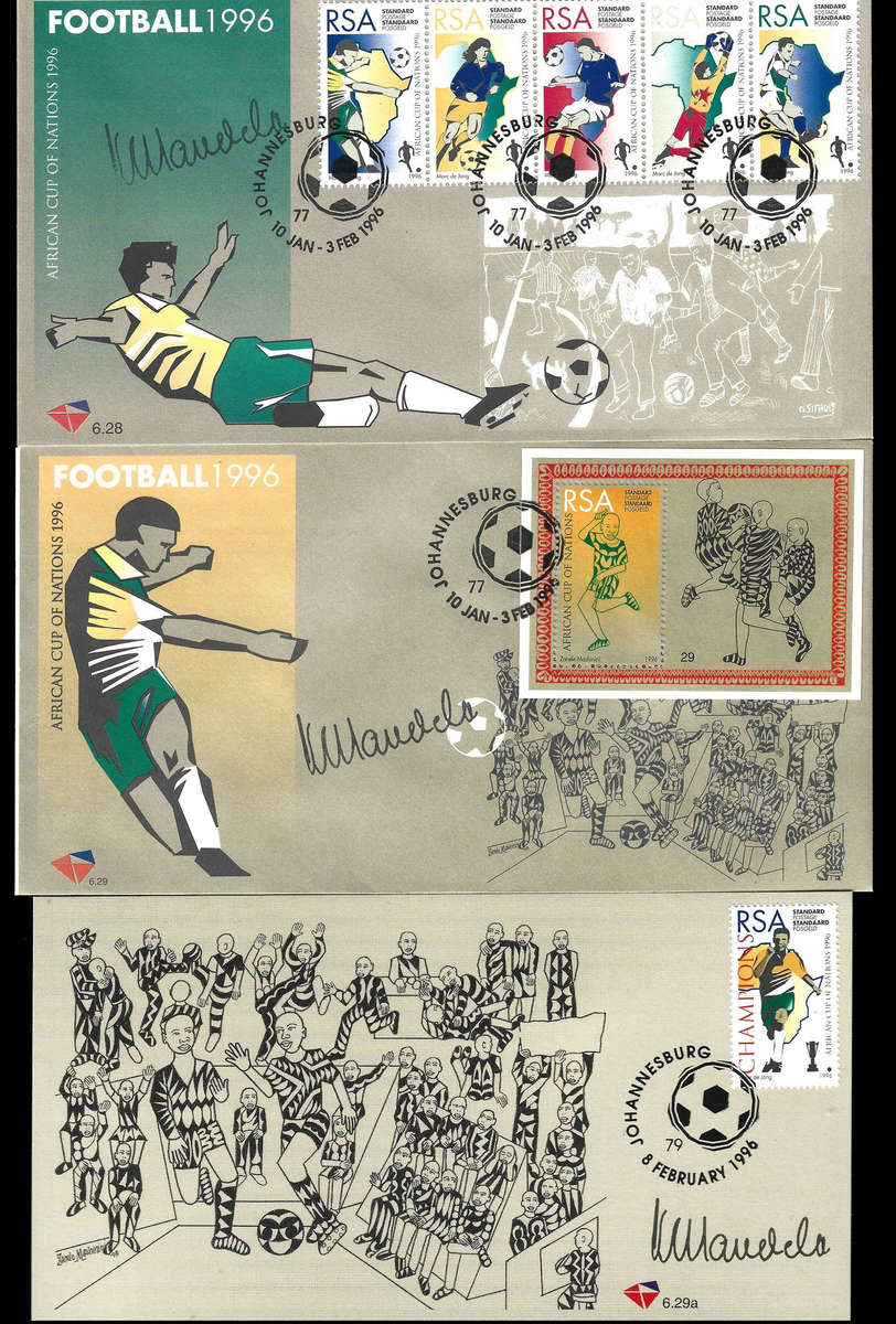 Part 5/8 Biggest MANDELA Autopen Signature Collection up for sale