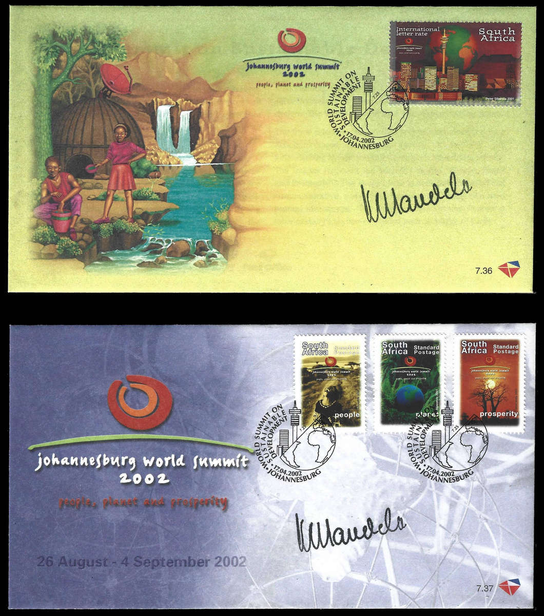 Part 7/9 Biggest MANDELA Autopen Signature Collection up for sale