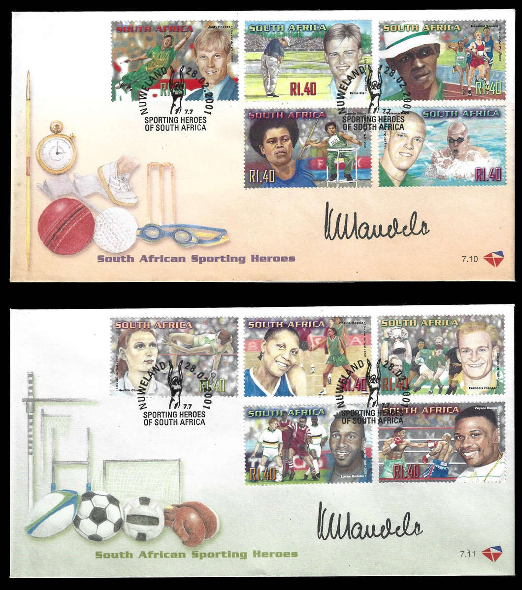 Part 2/9 Biggest MANDELA Autopen Signature Collection up for sale