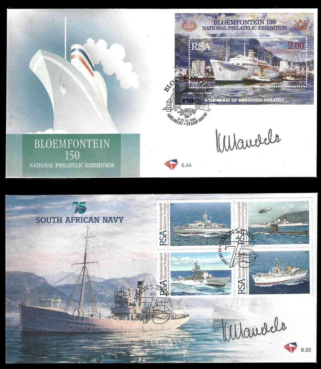 Part 1/9 Biggest MANDELA Autopen Signature Collection up for sale