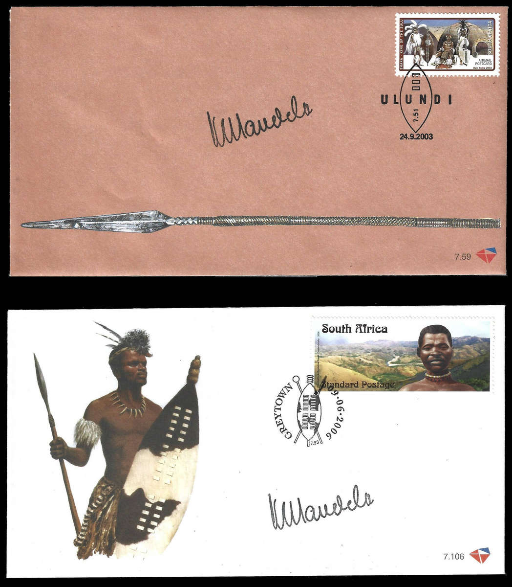 Part 8/9 Biggest MANDELA Autopen Signature Collection up for sale