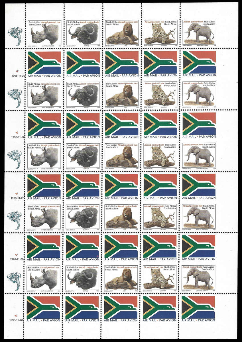 1996/1998 Selection UNCUT BOOKLET PANES, CV R 3,500+