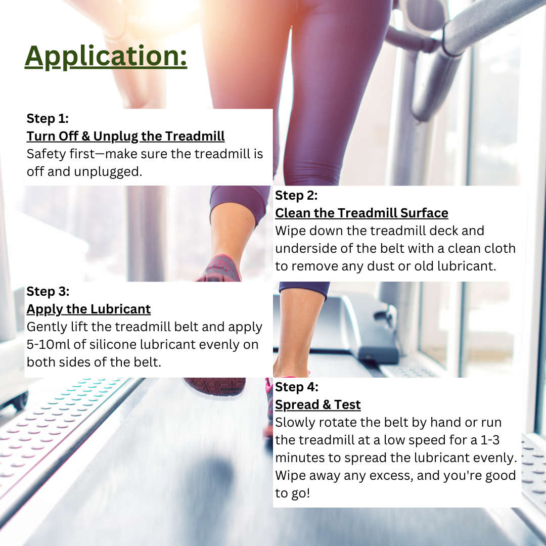 Treadmill Lubricant  100% Silicone Oil, 200ml | High Stability & Temperature Resistance | Odorless