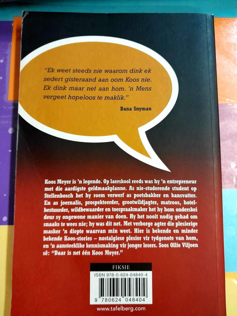 Lag lag n Legende deur Koos Meyer