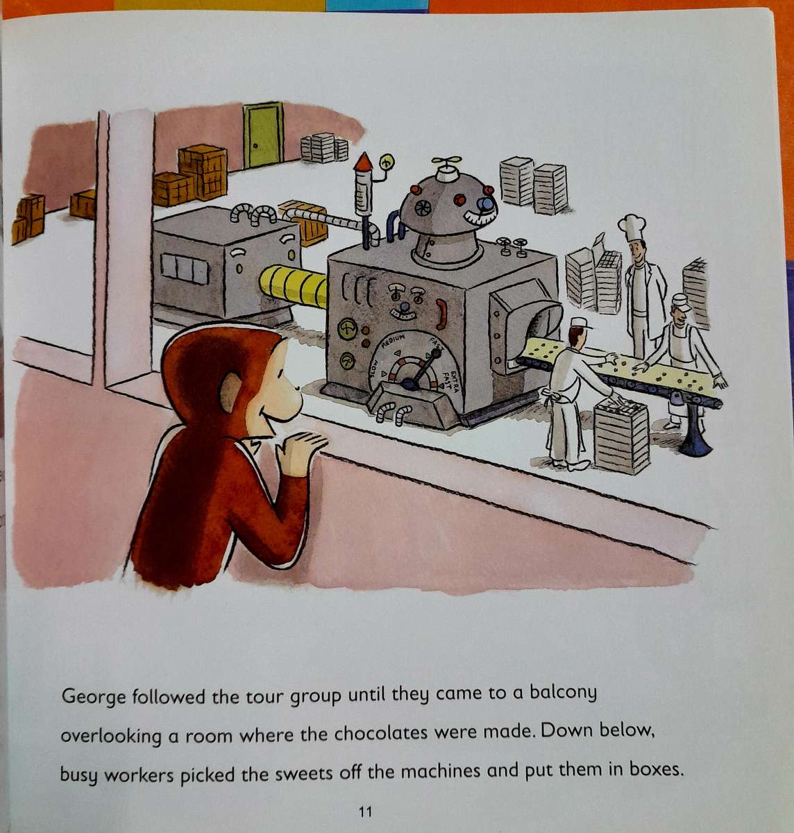 Curious George Goes to the Chocolate Factory by Margret Rey`s