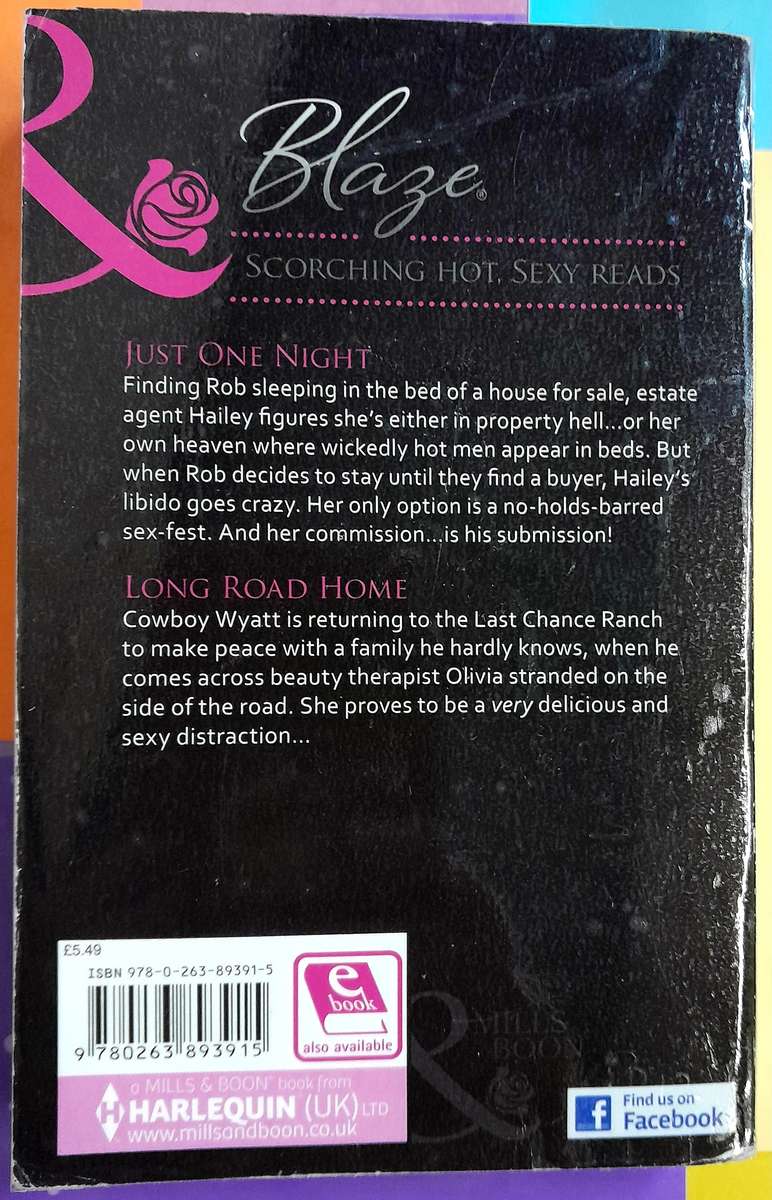 Just one night and Long Road Home 2 in one Harlequin