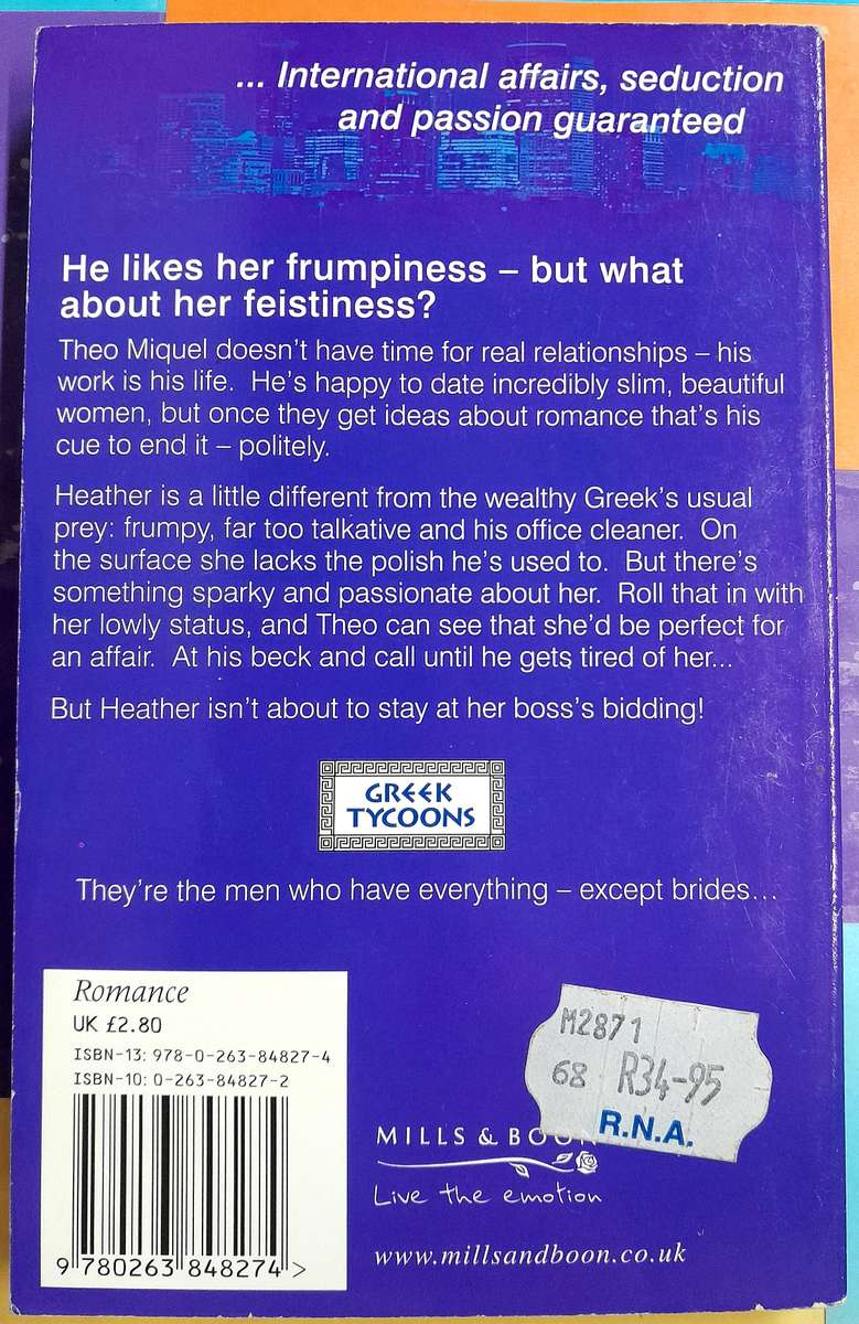 At the Greek Tycoon's bidding by Cathy Williams Mills and Boon Modern