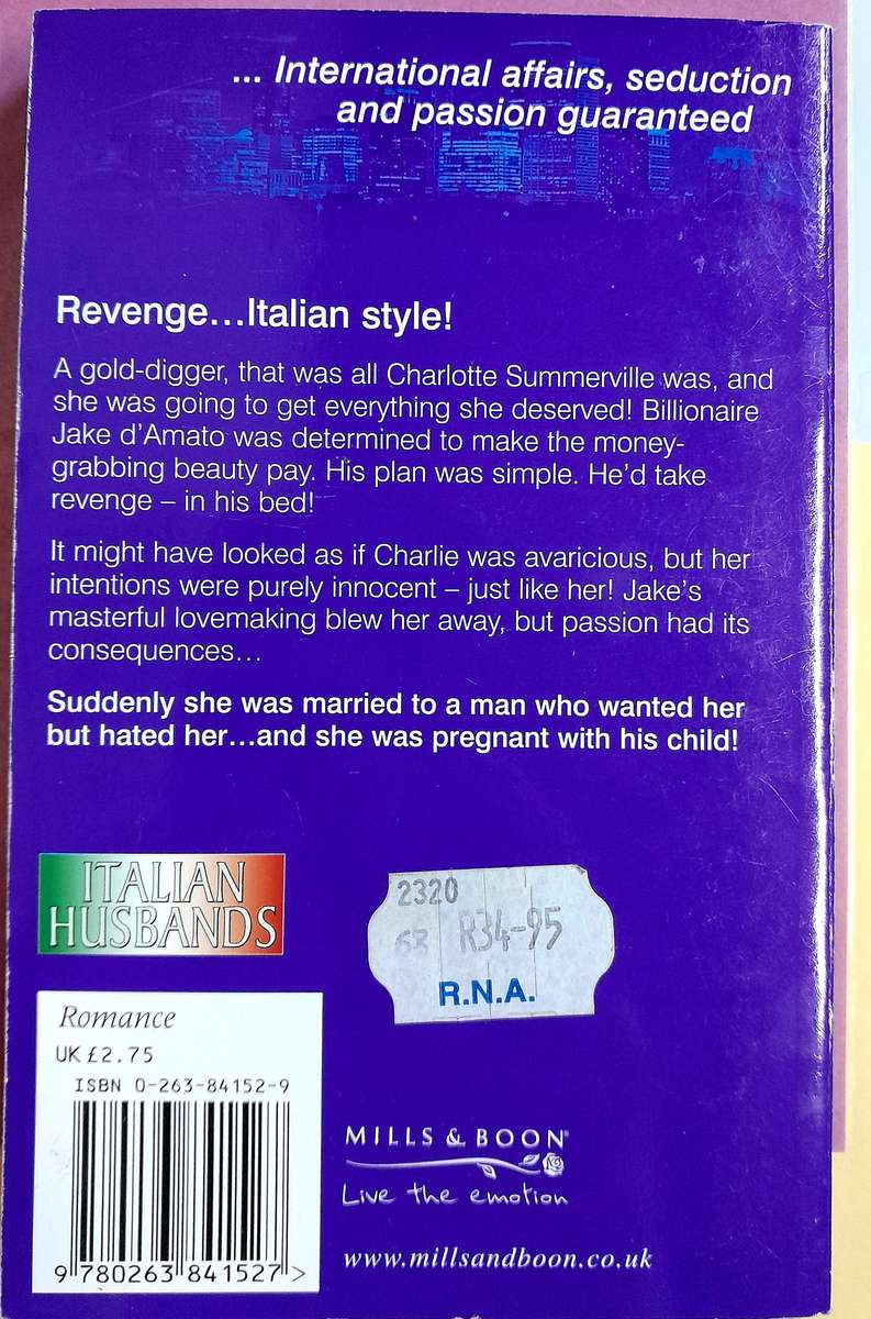 Pregnancy of Revenge by Jacqueline Baird Mills and Boon Modern