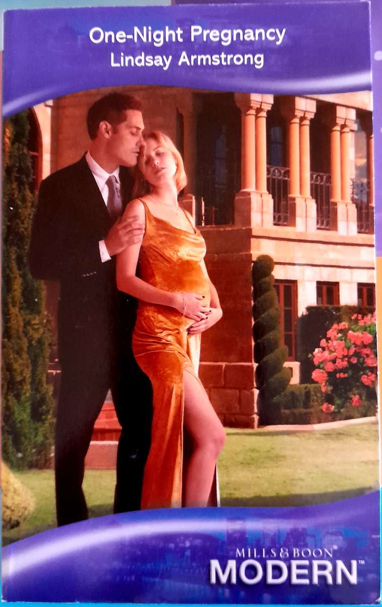 One night Pregnancy By Lindsay Armstrong Mills and Boon Modern