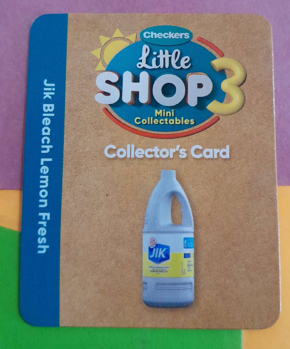 Checkers Little Shop 3 Collectors Card Only Jik