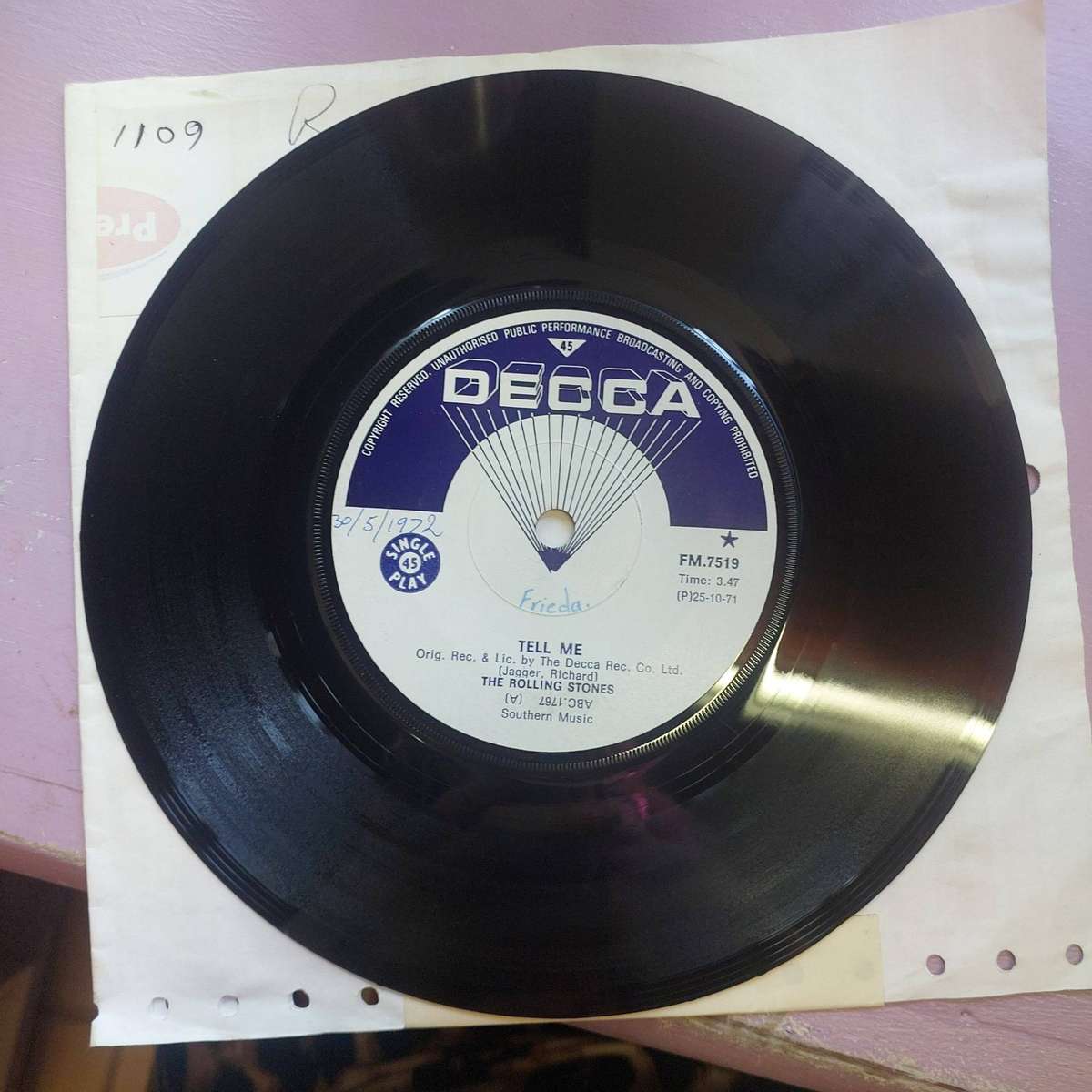 Rolling stones - Paint it Black / Tell me 7"