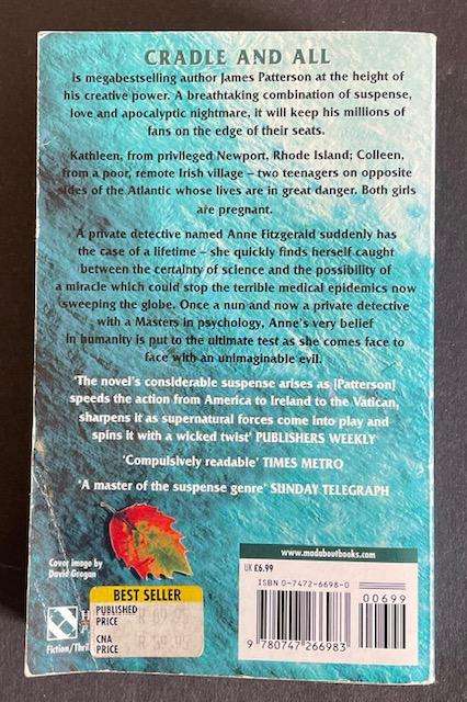 JAMES PATTERSON -  CRADLE AND ALL