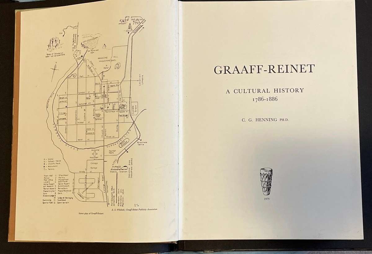 GRAAF - RENIET - A CULTURAL HISTORY - C.G.HENNING 1975 Signed by author and numbered - #902 AFRICANA