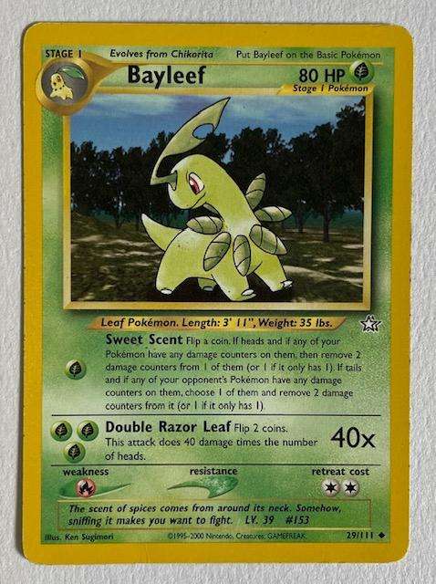 Pokémon TCG - BAYLEAF 2000 - 29/111 - UNCOMMON - LP NM