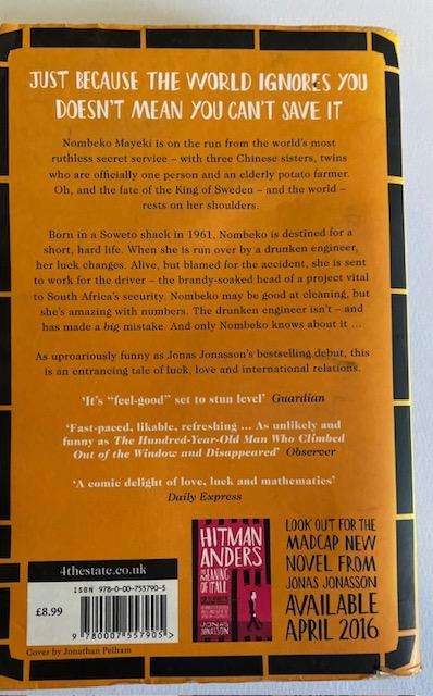 JONAS JONASSON - THE GIRL WHO SAVED THE KING OF SWEDEN -  419pgs