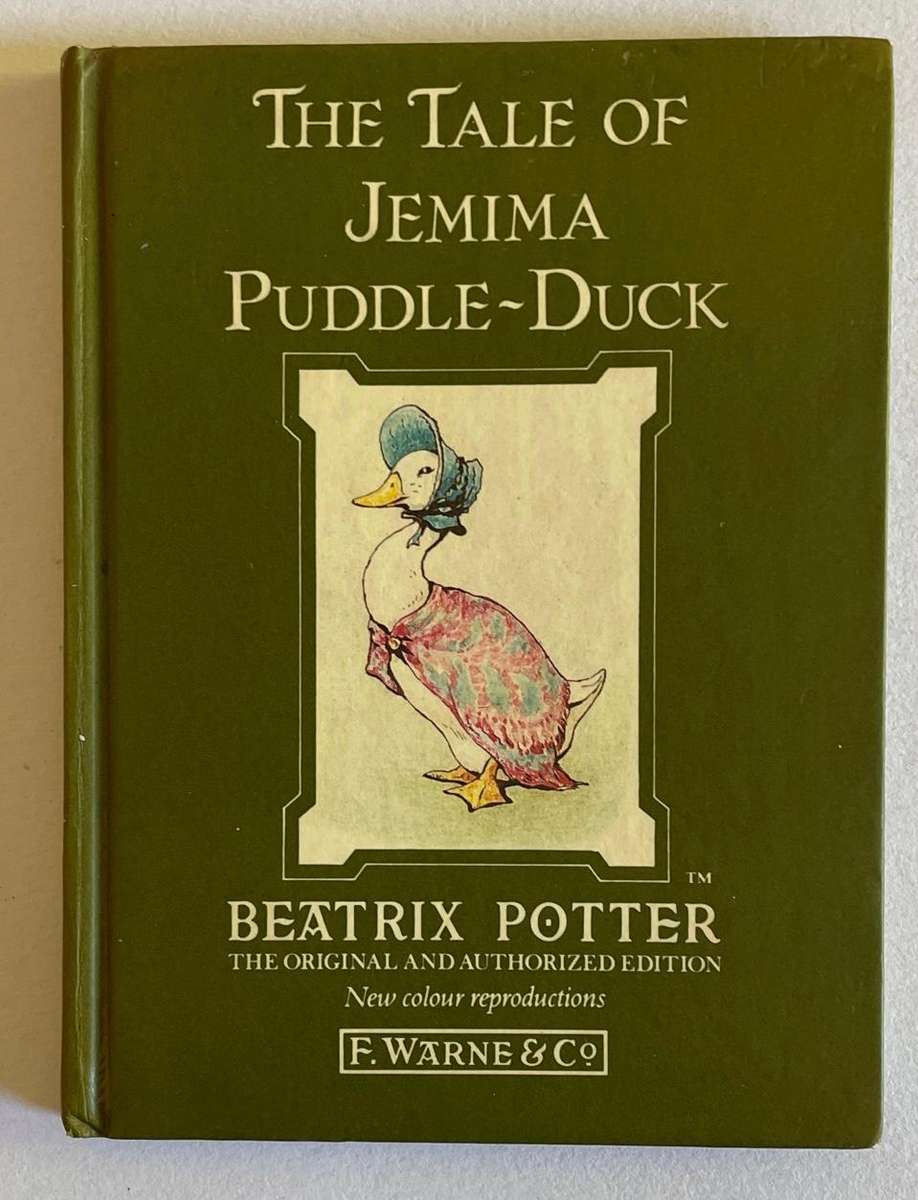 BEATRIX POTTER - THE TALE OF JEMIMA - PUDDLE-DUCK - HARD COVER MINI BOOK - 39 pages. *COLLECTIBLE