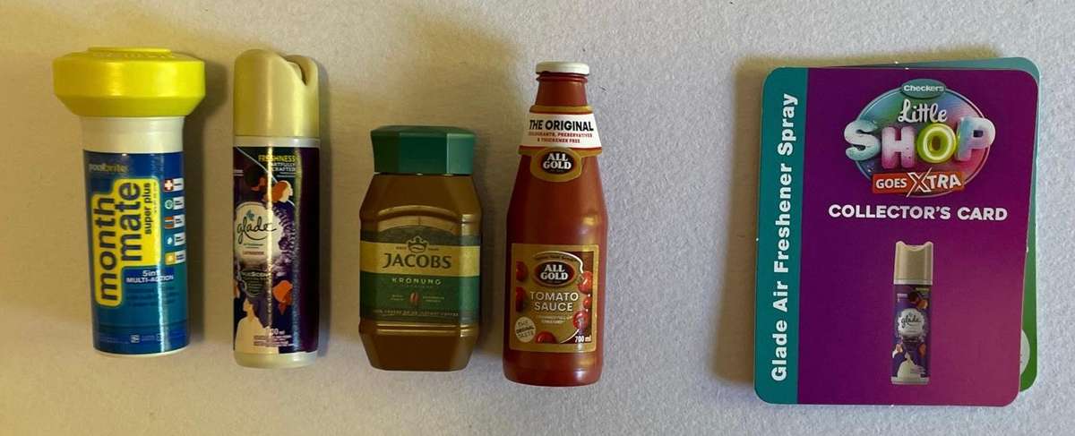 Checkers My Little Shop Mini's  x 4 with cards. 2024