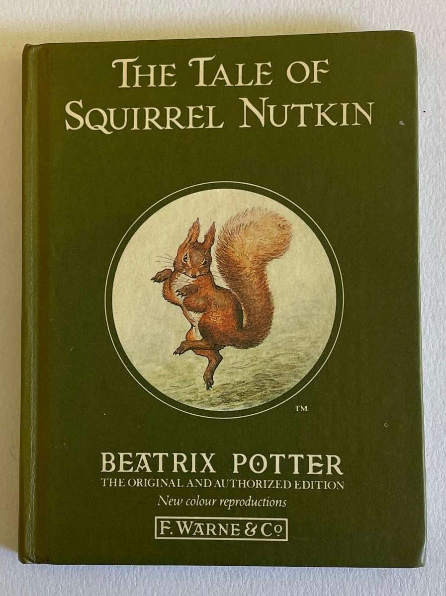 BEATRIX POTTER -THE TALE OF SQUIRREL NUTKIN - HARD COVER MINI BOOK - 58 pages. Great collectible!