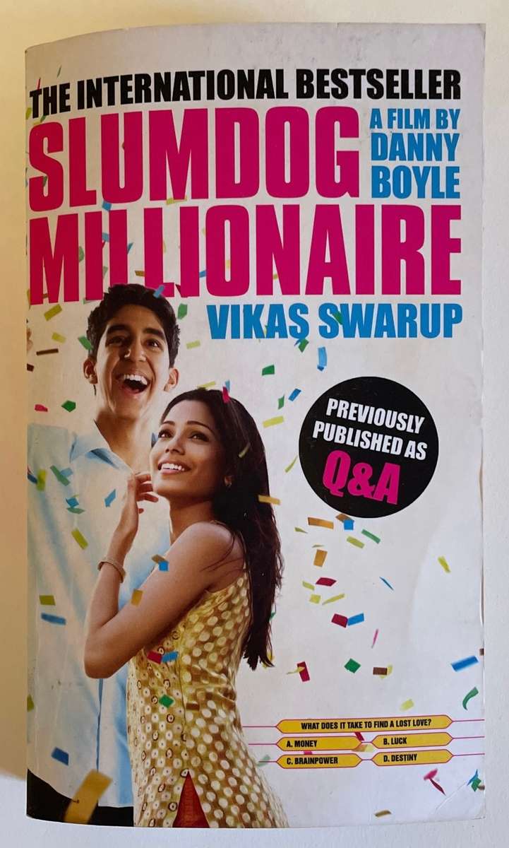 SLUMDOG MILLIONAIRE - VIKAS SWARUP - 382 PAGES - BESTSELLER!