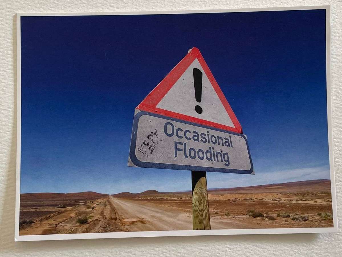 Postcard of Karoo - Karoostories -" Die hoop beskaam nie" - Blackrock #Africana