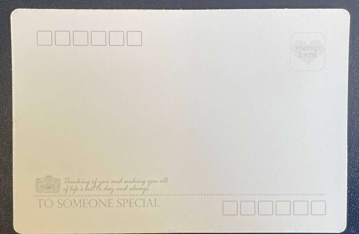 Postcard - Unusual - Modern, Vintage, eclectic. TO SOMEONE SPECIAL on the back. USA