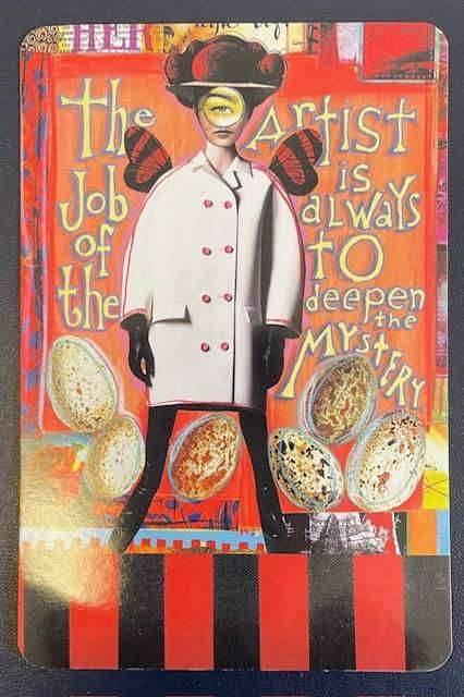 Postcard - Fantabulous, art postcard by Teesha Moore - unused. USA