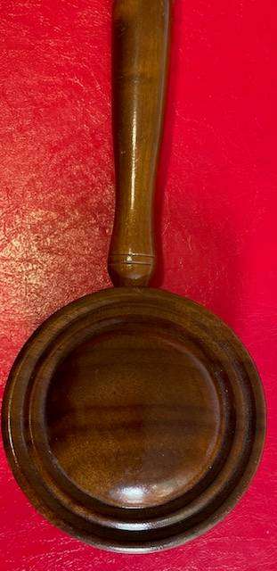 Antique / Vintage Wooden Ornamental Bedwarmer - 19cm x6.5cm x 2cm. Great collectible!