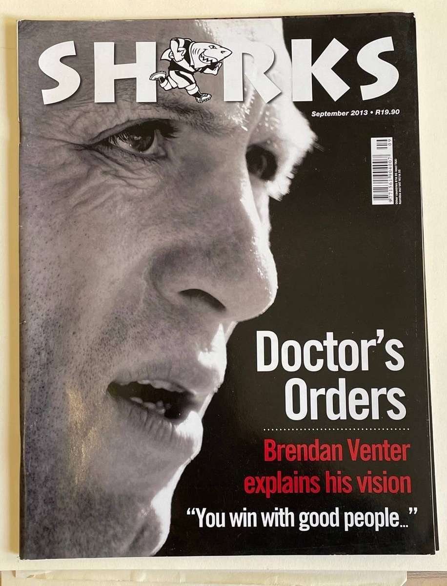 SHARKS - The official Magazine of the Sharks - September 2013 - 58 pages - Great condition - #Rugby