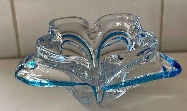 Murano Glass Butterfly / Flower Bowl (3) - Handmade Venetian Art Glass, circa 1960 - Beautiful!