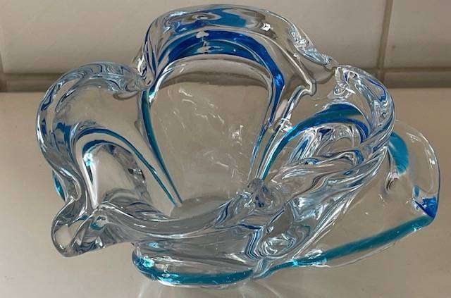 Murano Glass Butterfly / Flower Bowl (3) - Handmade Venetian Art Glass, circa 1960 - Beautiful!