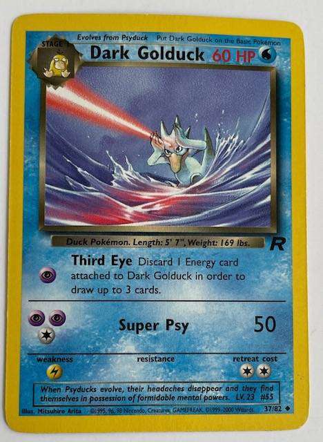 Pokémon TCG - Dark Golduck - 2000 - 37/82 UC - LP NM