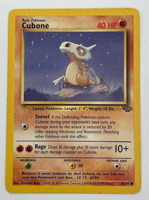 Pokémon TCG - CUBONE - 1999 - 50/64 - LP