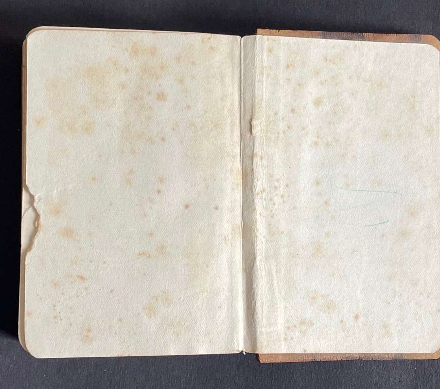 Jan Smuts Bible given to the troops WWII Olive wood etched cover.