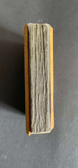 Jan Smuts Bible given to the troops WWII Olive wood etched cover.