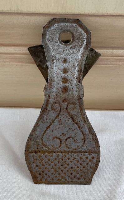 Vintage Metallic Lady's Hand in decorated glove - Wall hanging for holding notes / mail
