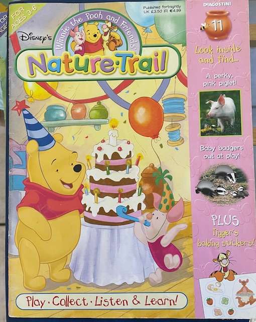 Winnie The Pooh and Friends - Nature Trail magazine #11  Disney Collectible!