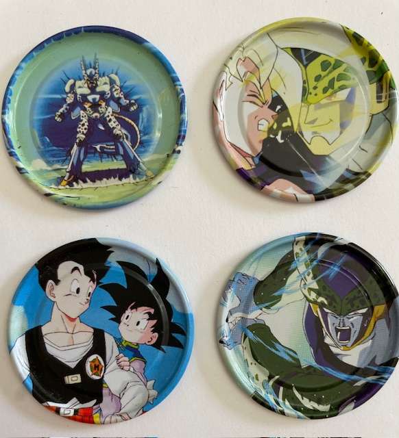 Metal Dragon Ball Z Tazo's - Simba - No's 23, 24, 25 and 26