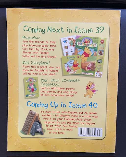 Winnie The Pooh and Friends - Nature Trail magazine  #38.  Disney Collectible!