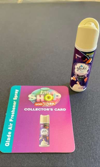 Checkers mini's 2024 - GLADE AIR FRESHENER - and card.