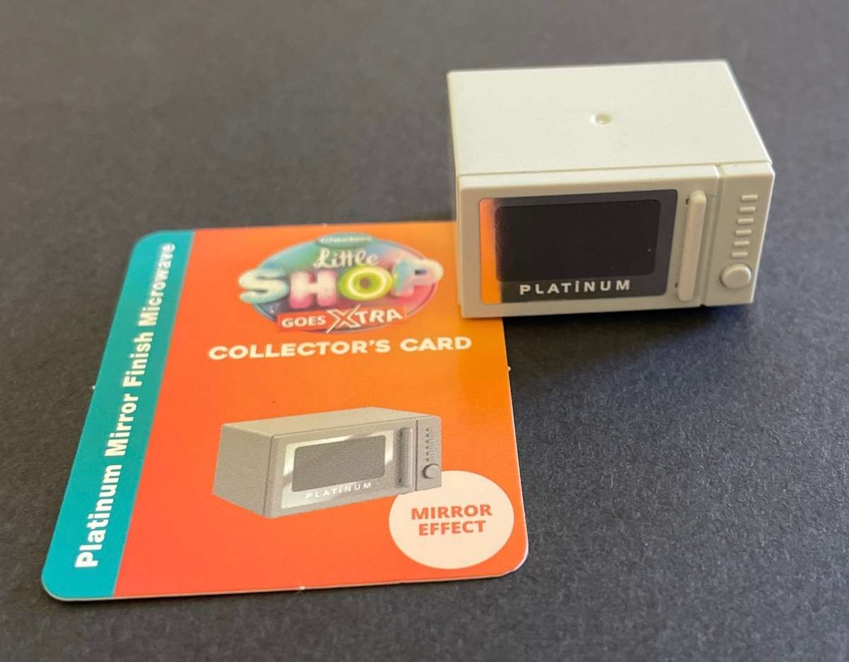 Checkers mini's 2024 - Platinum mirror effect microwave and card