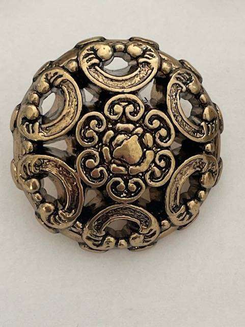 Vintage Ornate Buttons x 8