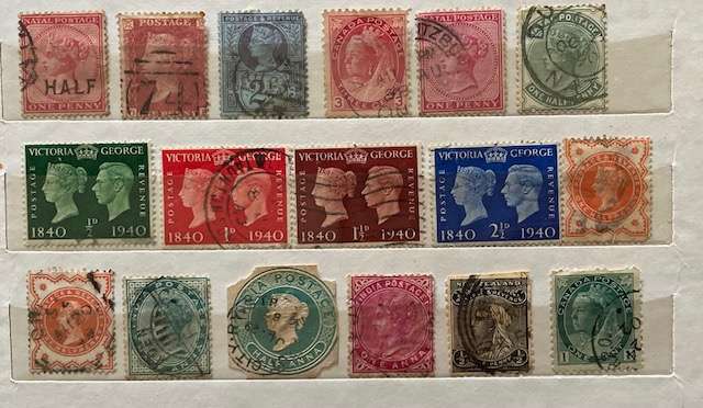 Thematic stamps - QUEEN VICTORIA - mixed stamp lot.