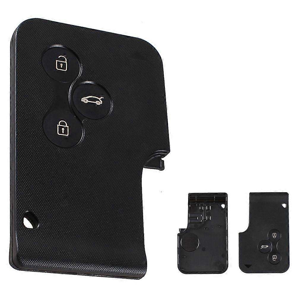 3 Buttons Replacement Remote Key Card Case for Renault Clio Megane Scenic