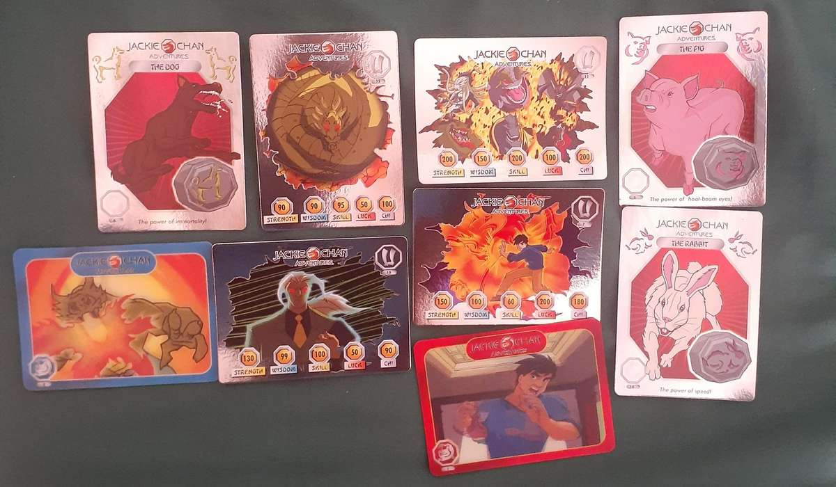 2004 Jackie Chan Adventures Talismans/Cards