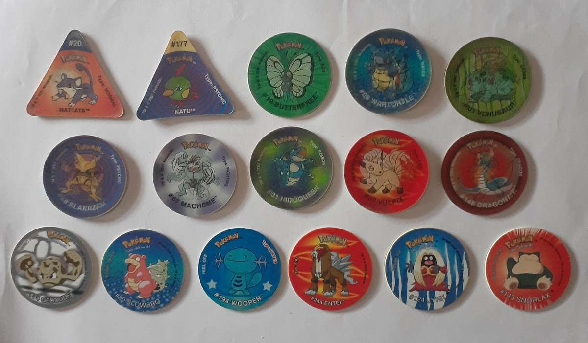 Vintage Pokemon Tazos