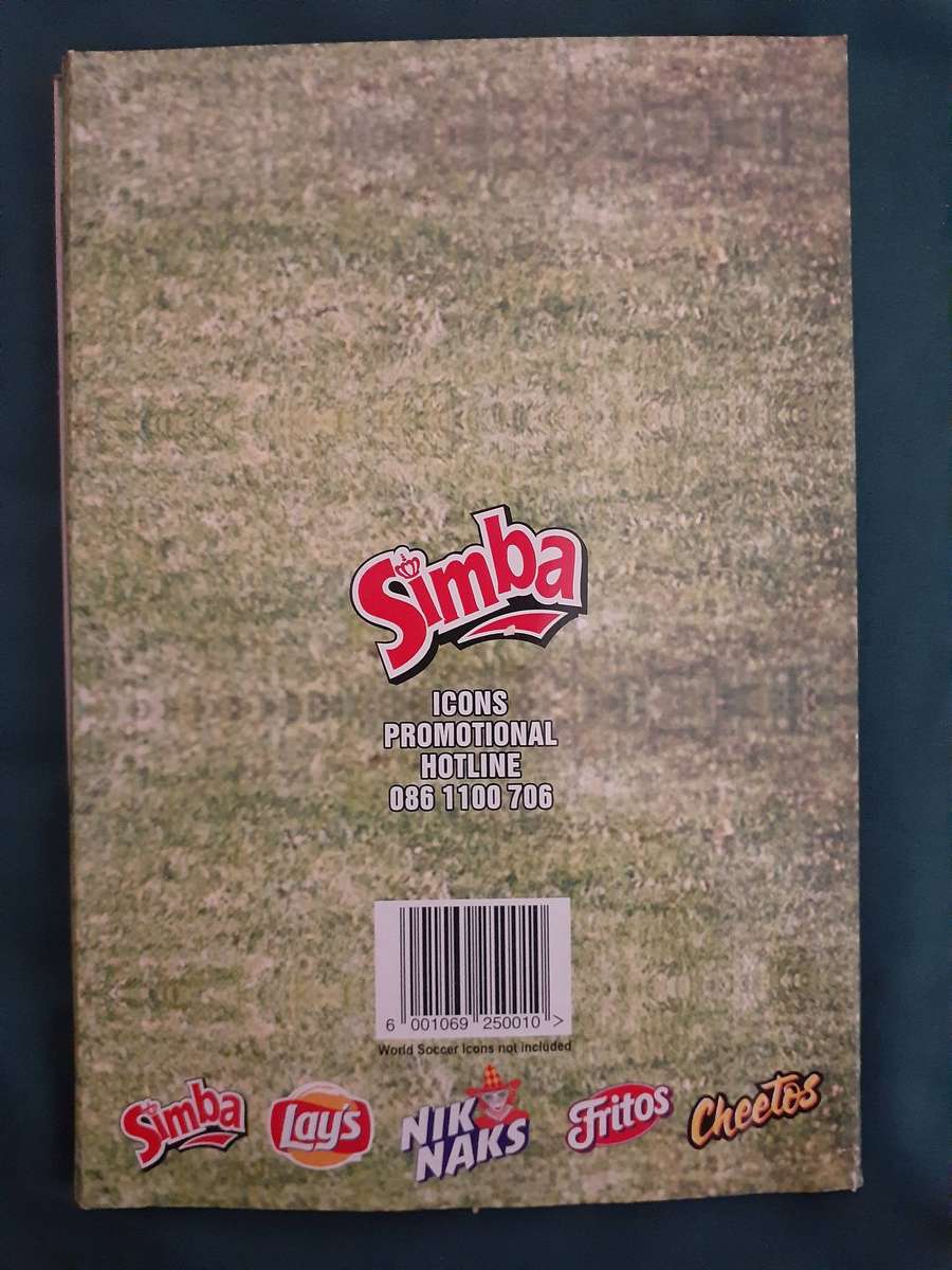 2001 COMPLETE SIMBA WORLD SOCCER ICONS TAZO ALBUM!