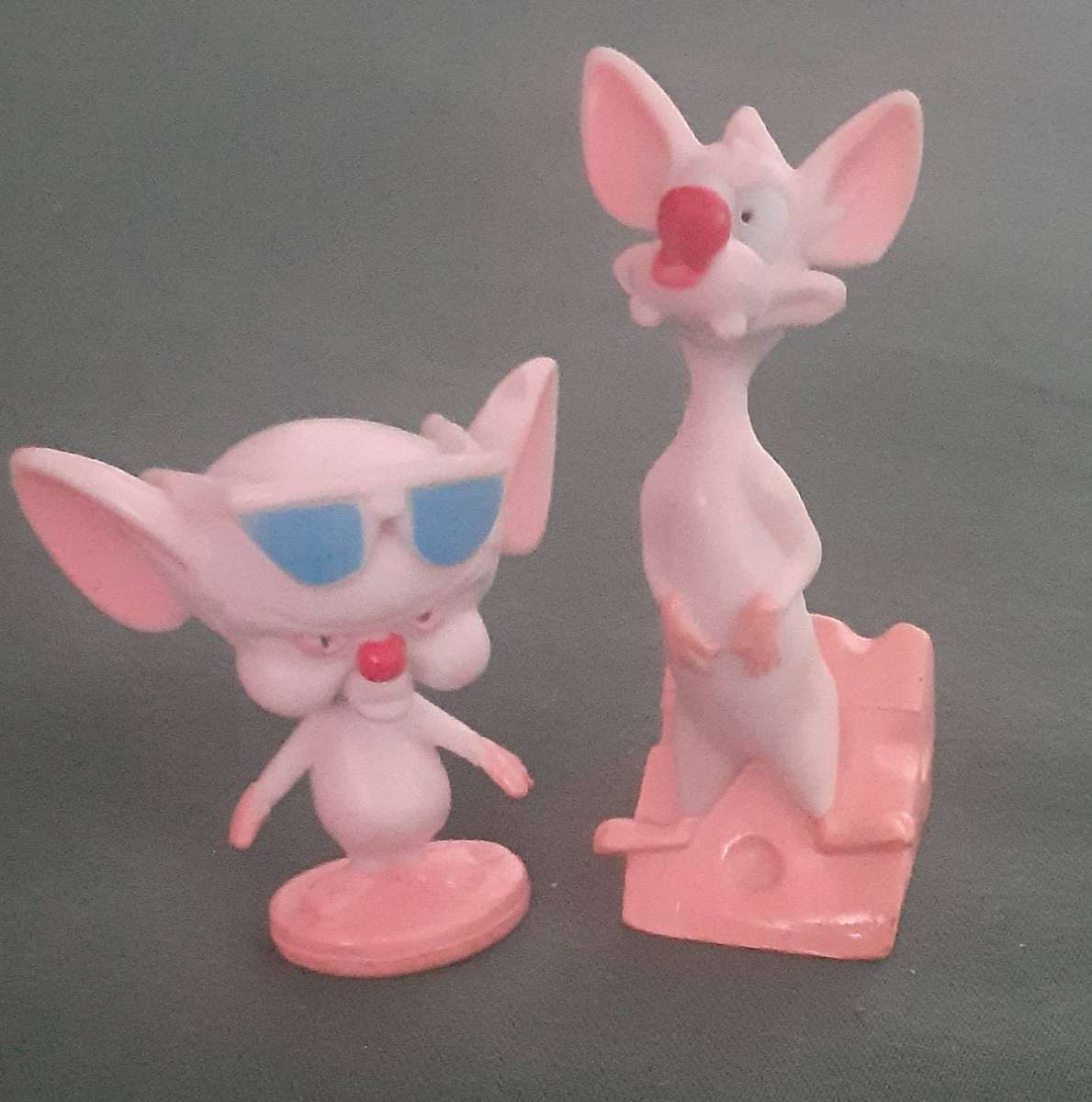 VINTAGE PINKY & THE BRAIN FIGURES!